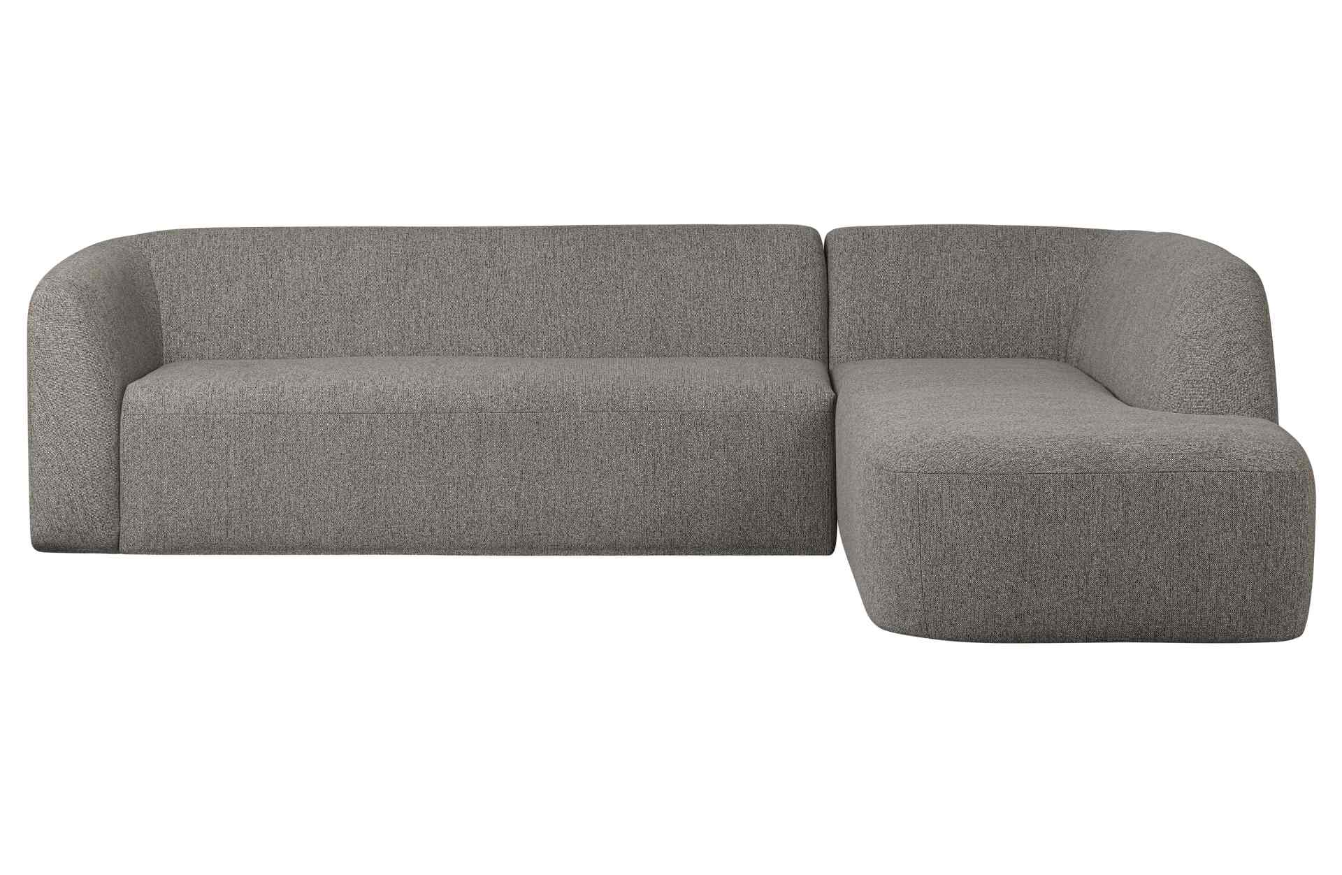 Das Ecksofa Sloping wurde aus bequemen Stoff gefertigt, welcher einen Grauen Farbton besitzt. Das Sofa ist ein echter Hingucker für dein Zuhause, denn es hat ein modernes Design, welches zu jeder Inneneinrichtung passt.