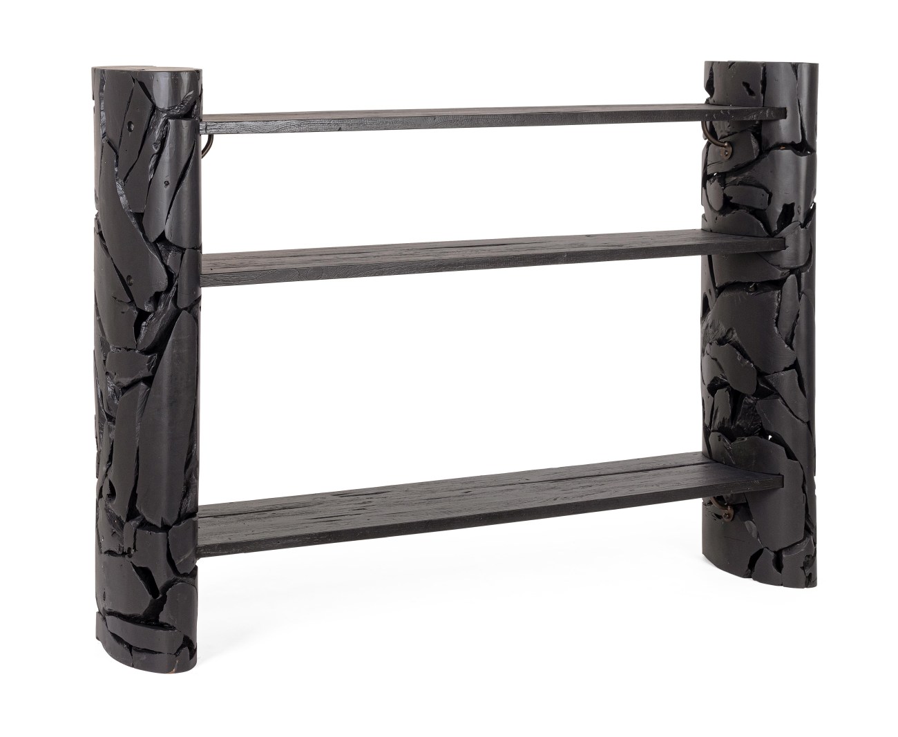 Konsole Arwood aus Teakholz, Schwarz Konsole Arwood aus Teakholz, Schwarz