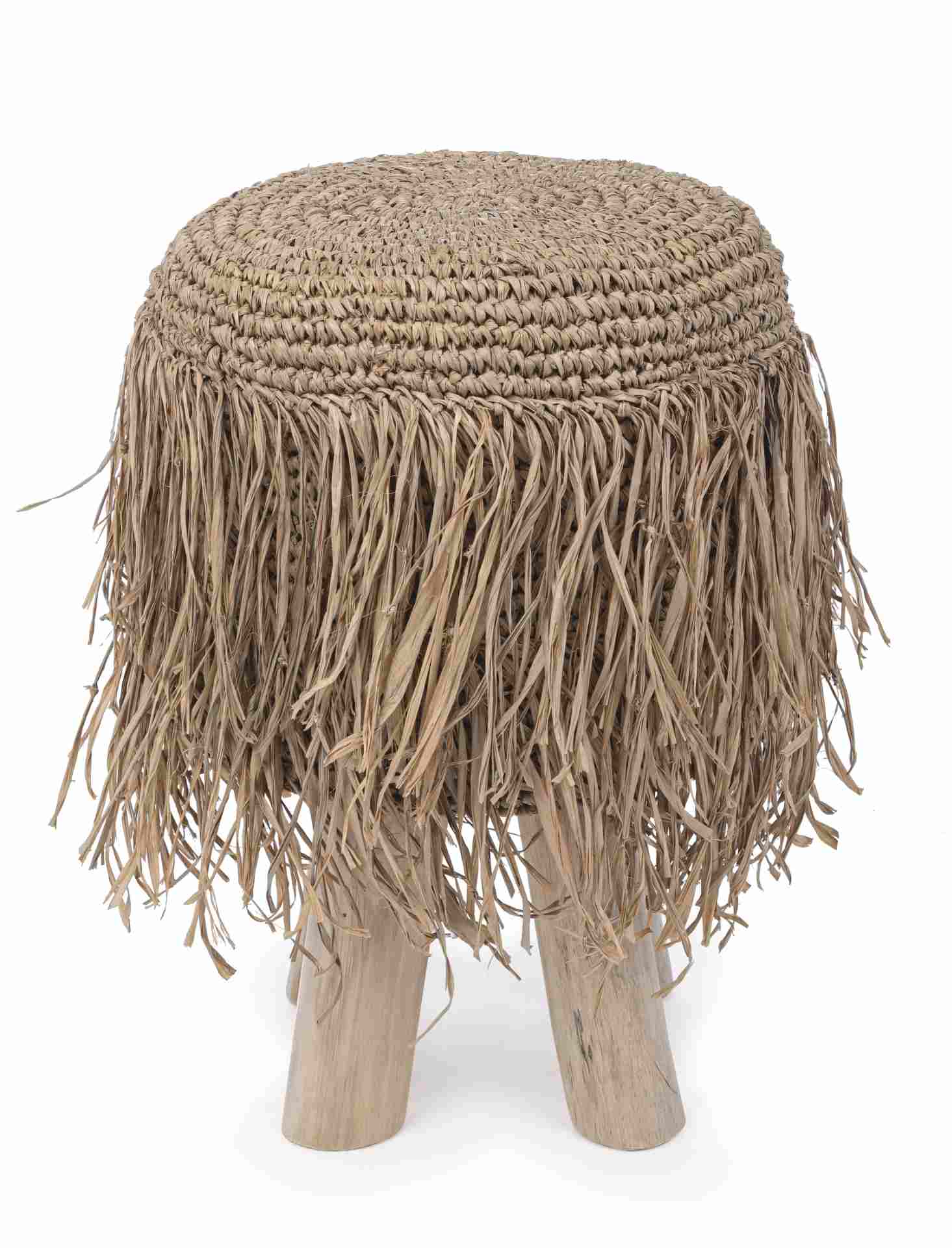 Hocker Florinda aus Teakholz No.3