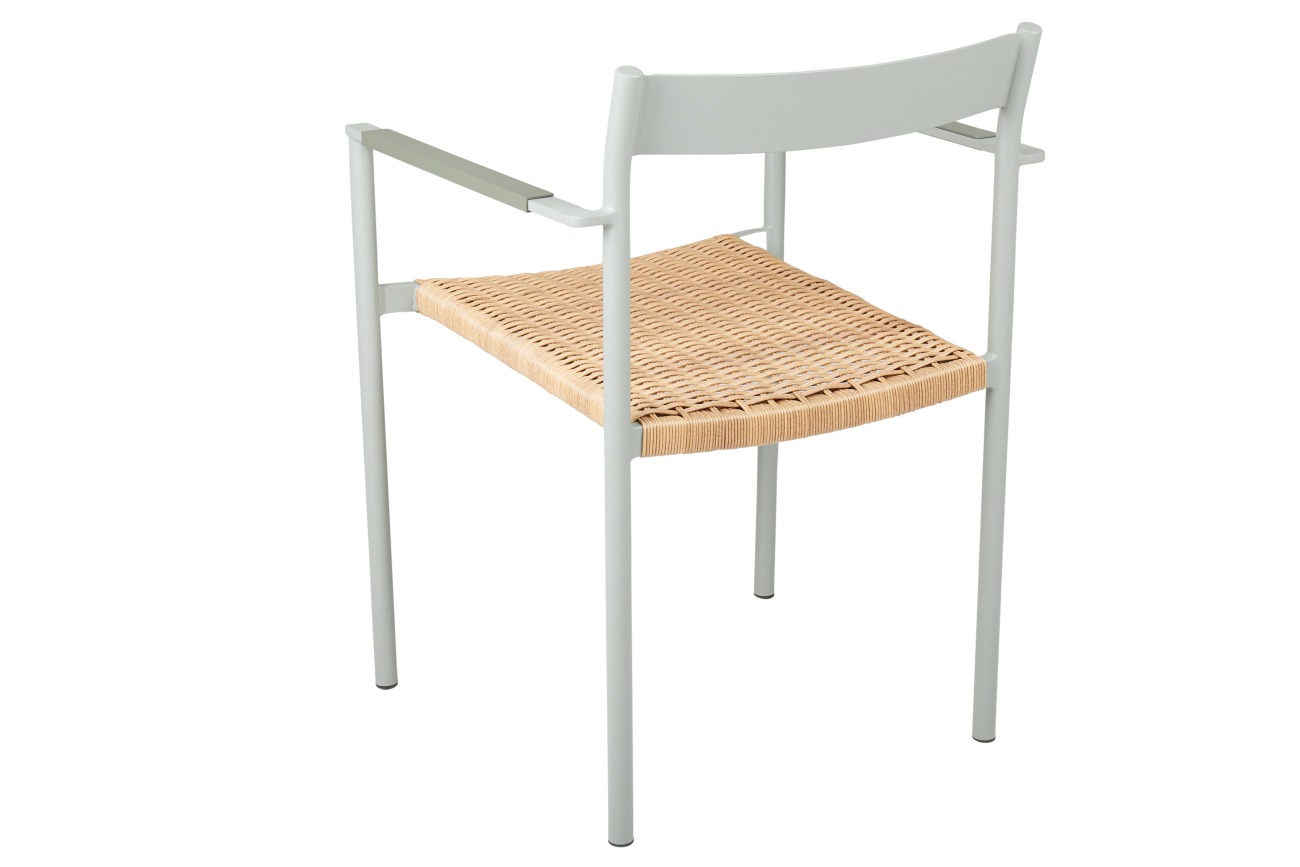 Gartenstuhl DK mit Armlehne, Hellgrün