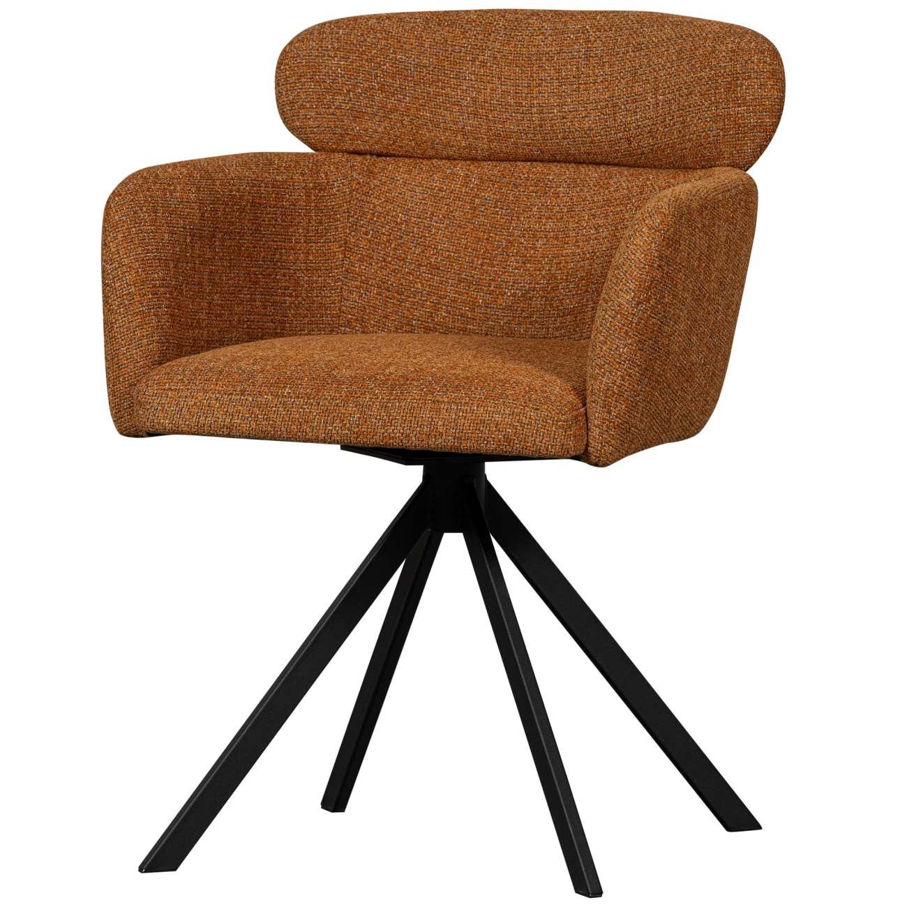 Esszimmerstuhl Fenne aus Webstoff, Orange Esszimmerstuhl Fenne aus Webstoff, Orange