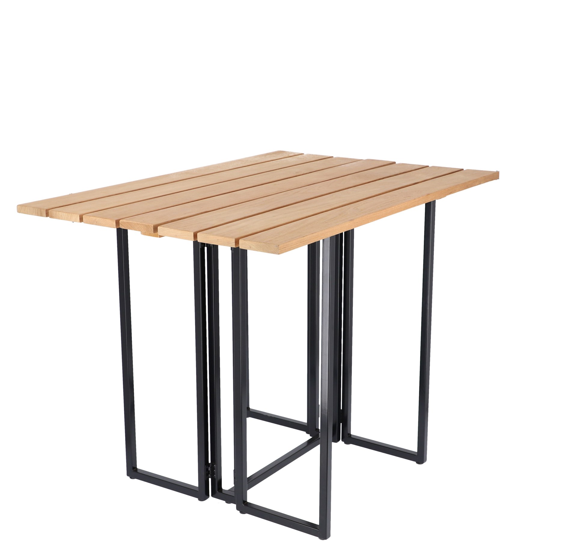 Der Klapptisch Time besitzt ein skandinavisches Design und wurde aus Teakholz gefertigt. Der Tisch hat verschieden Größen die nach belieben verändert werden können und wurde von der Marke Jan Kurtz designet.
