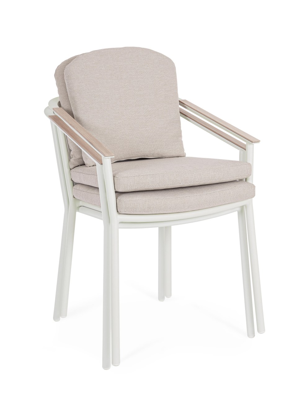 Garten-Set Ulises, Esstisch & Stühle aus Aluminium