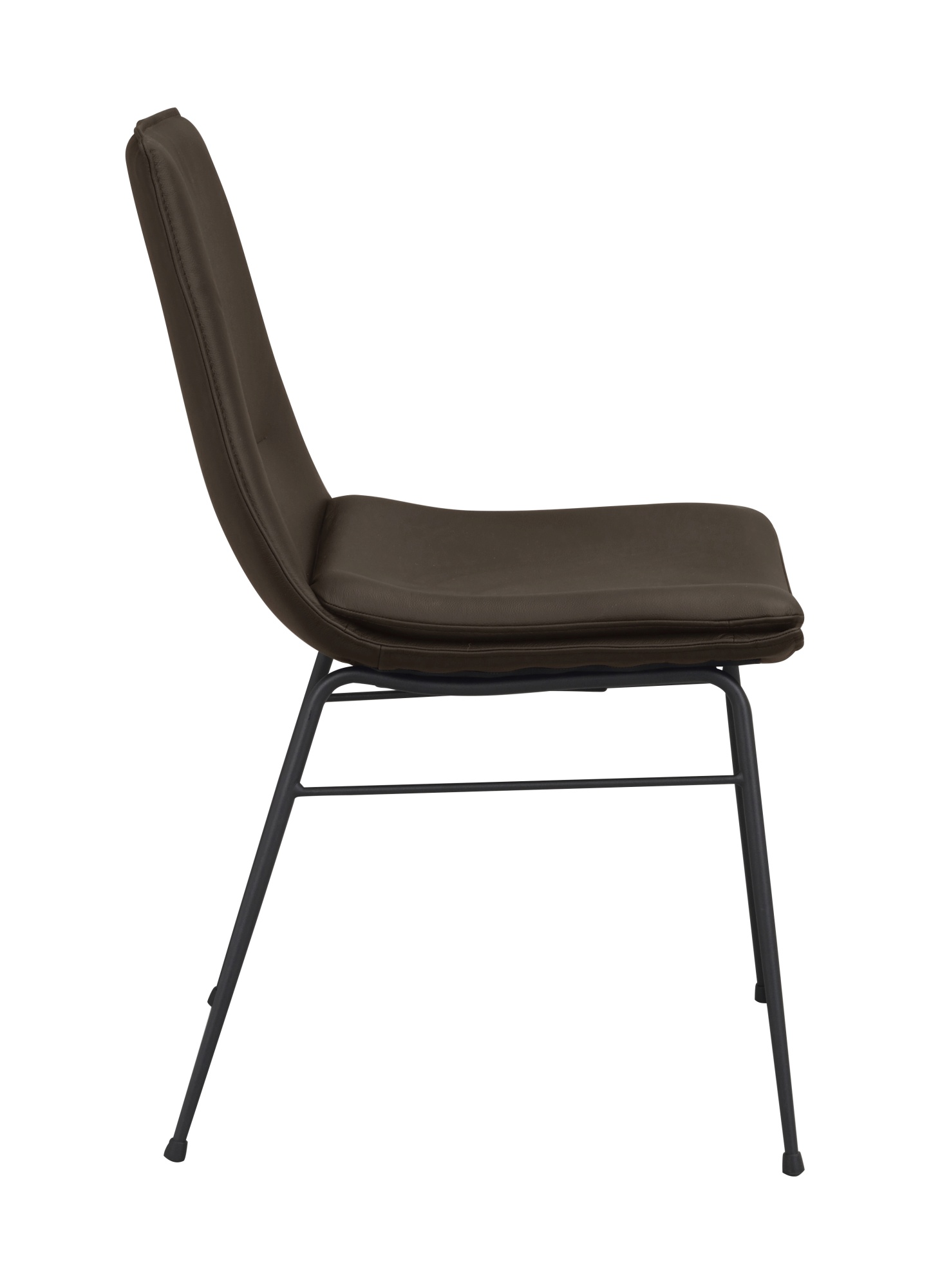 Stuhl Lowell 2er Set, Leder Braun – überzeugt mit zeitlosem Stil.