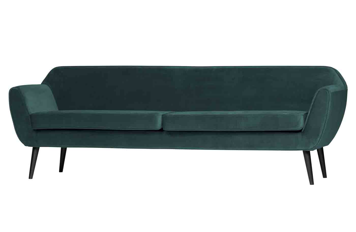 Sofa Rocco Samt, 230cm Teal