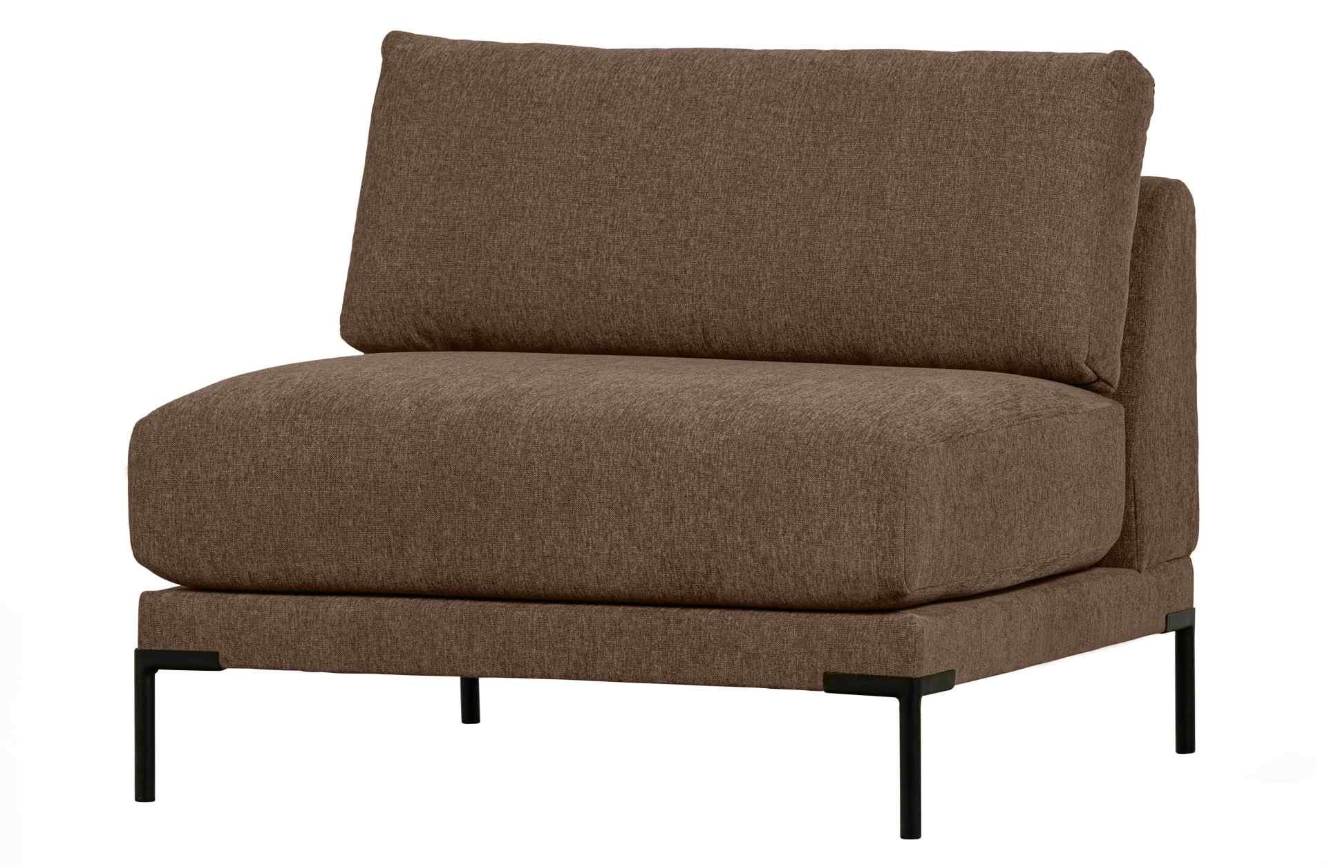 Modulsofa Couple Loveseat Element, Braun Modulsofa Couple Loveseat Element, Braun
