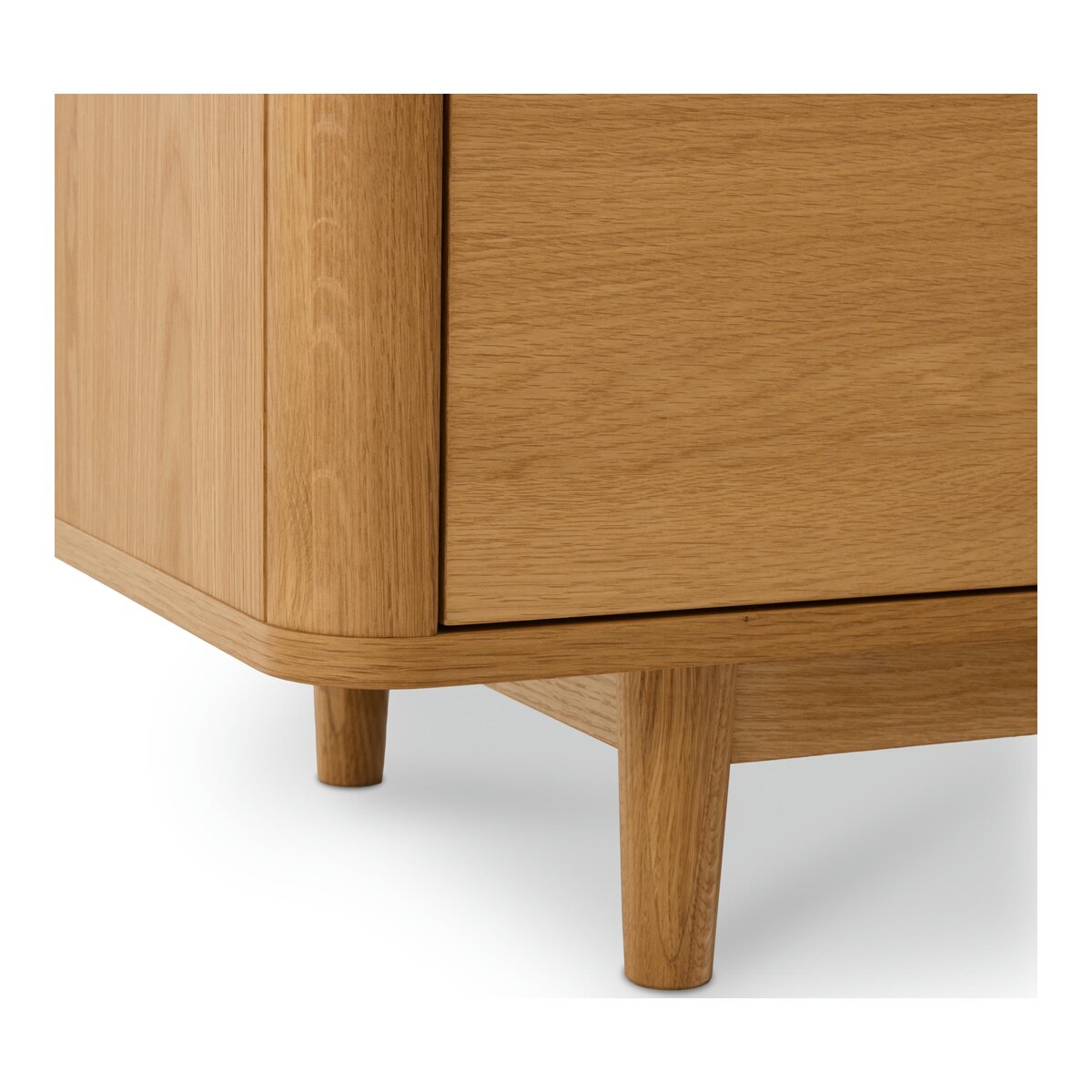 TV-Board Gorbin Eiche Natur 180 cm - mit Türen & Soft-Close
