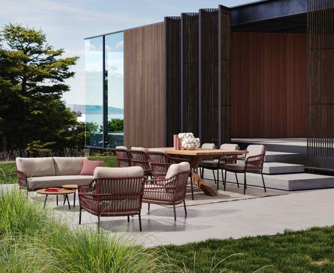 Gartensessel Talaia aus Metall, Java