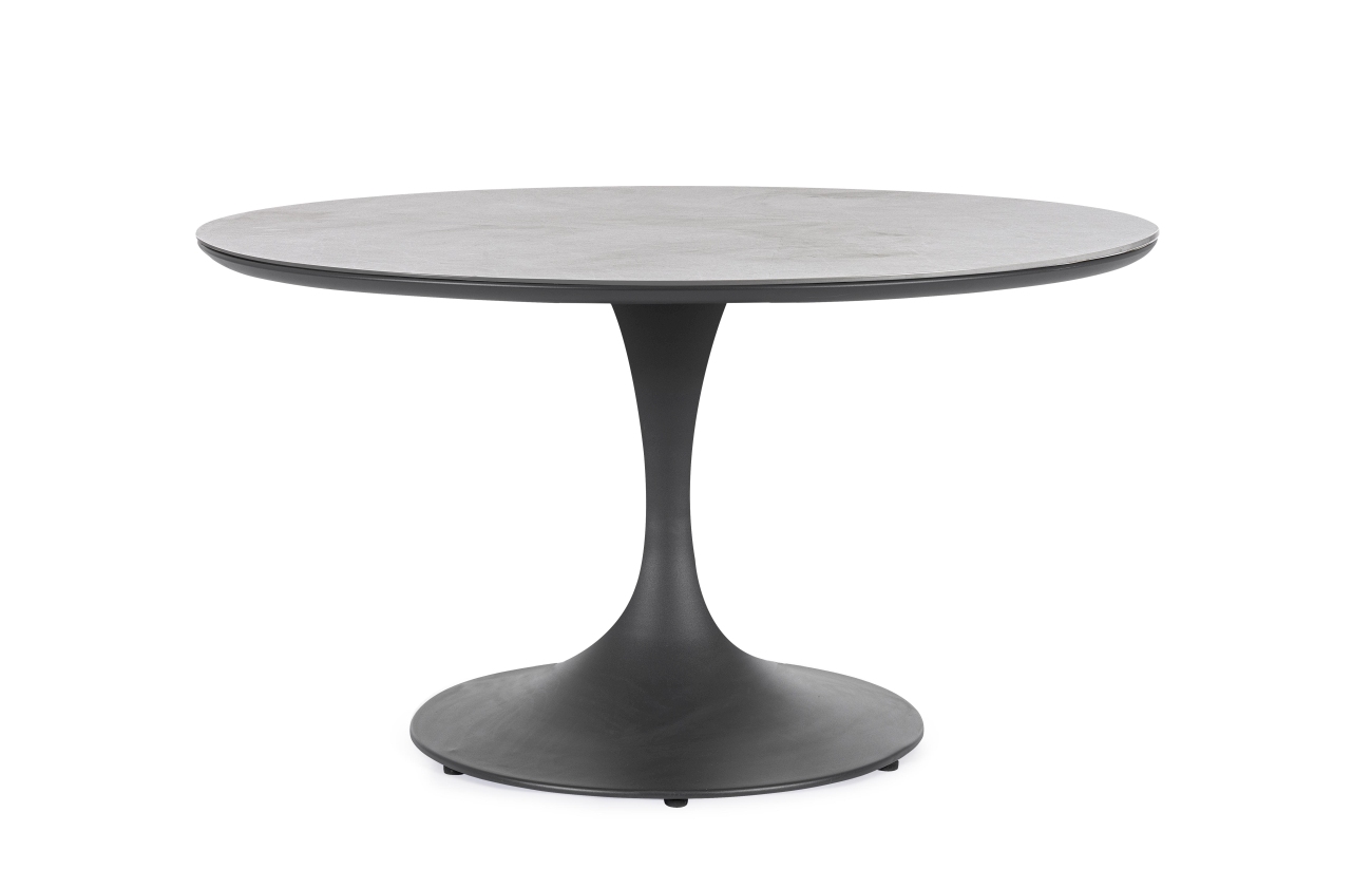 Gartenesstisch Arnold aus Aluminium Ø 120 cm, Anthrazit Gartenesstisch Arnold aus Aluminium Ø 120 cm, Anthrazit