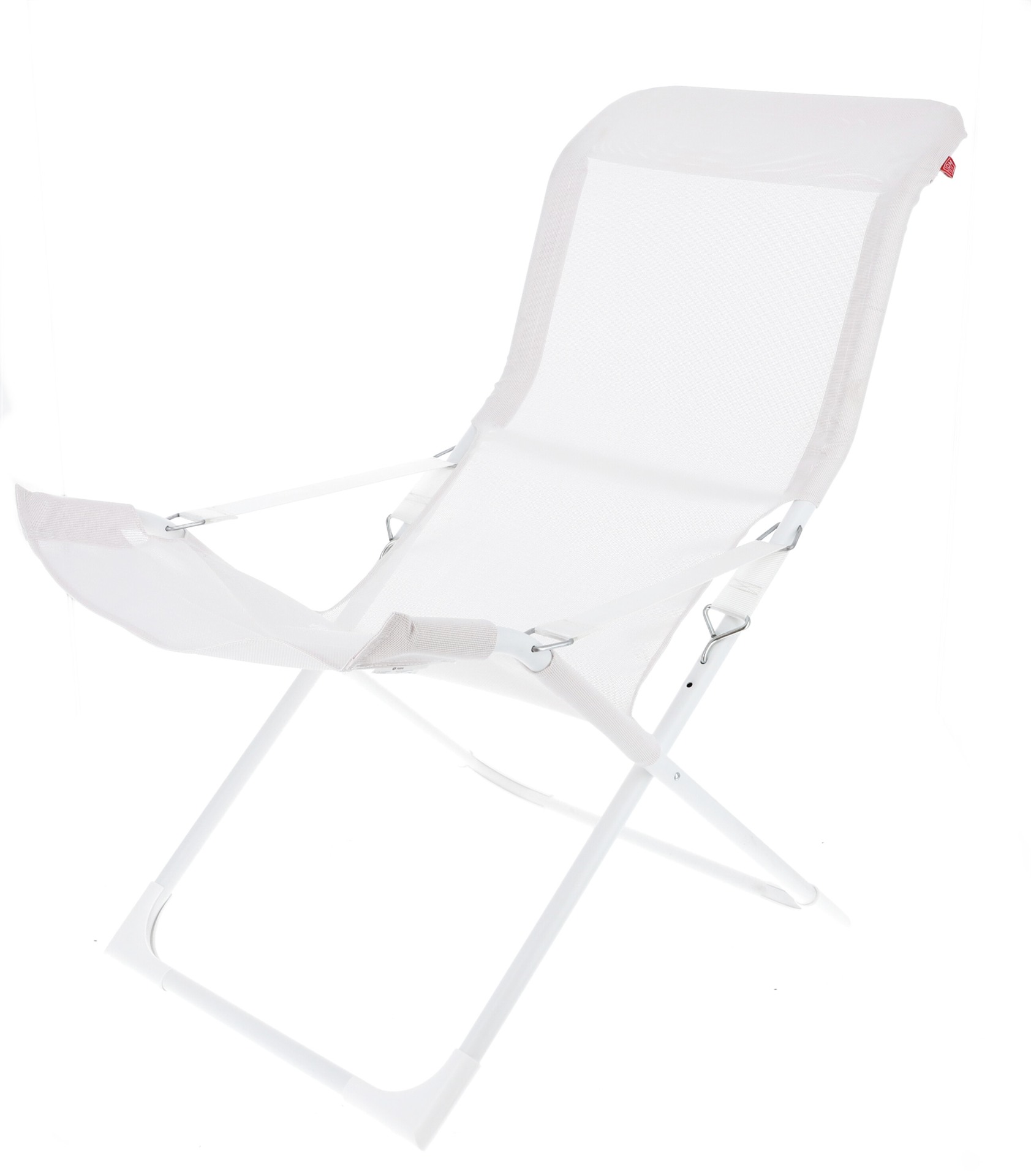 Sessel Fiesta aus weißen Aluminium, Weiß Sessel Fiesta aus weißen Aluminium, Weiß