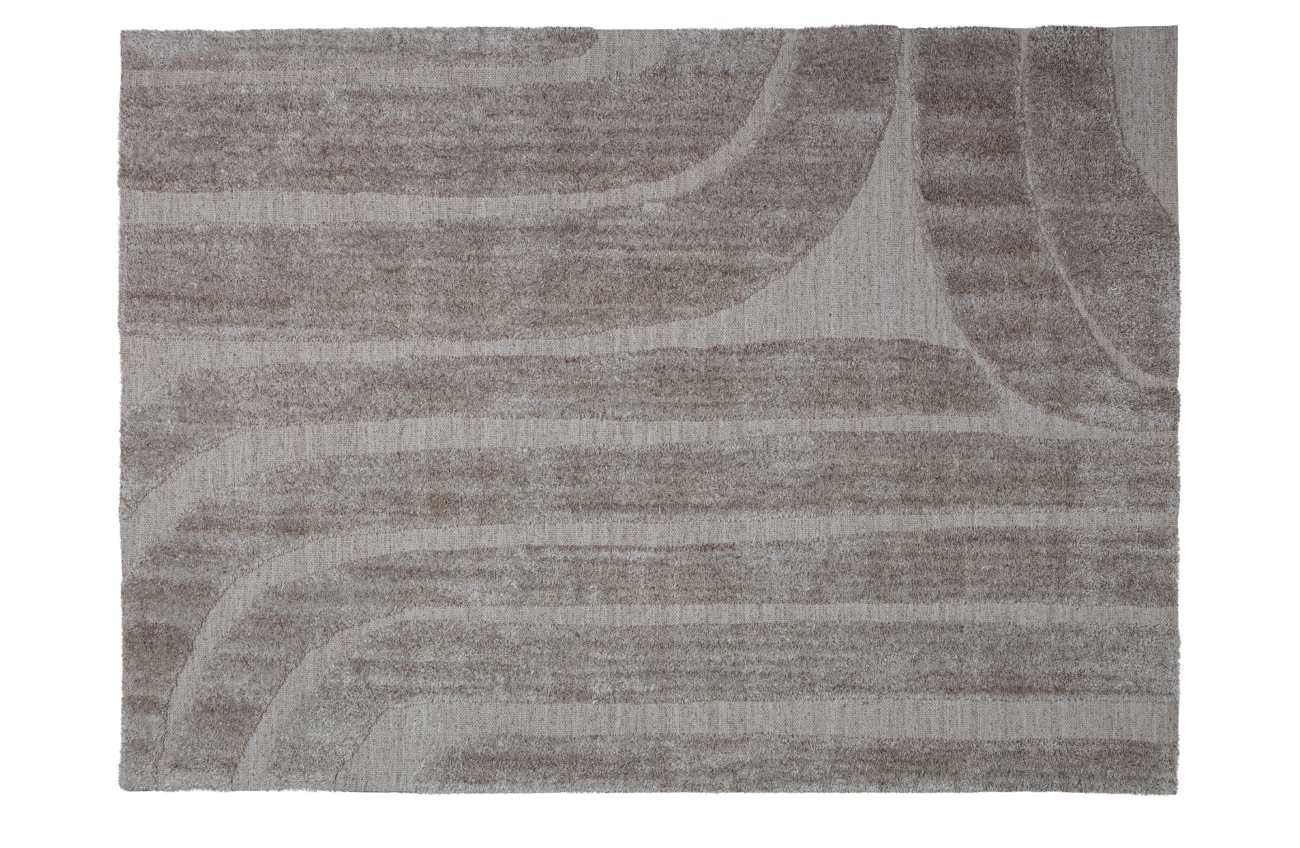 Der Teppich Eric überzeugt mit seinem modernem Design. Gefertigt wurde er aus einem Kombinationsgewebe aus Polyester und Baumwolle. Der Teppich hat einen grauen Farbton.