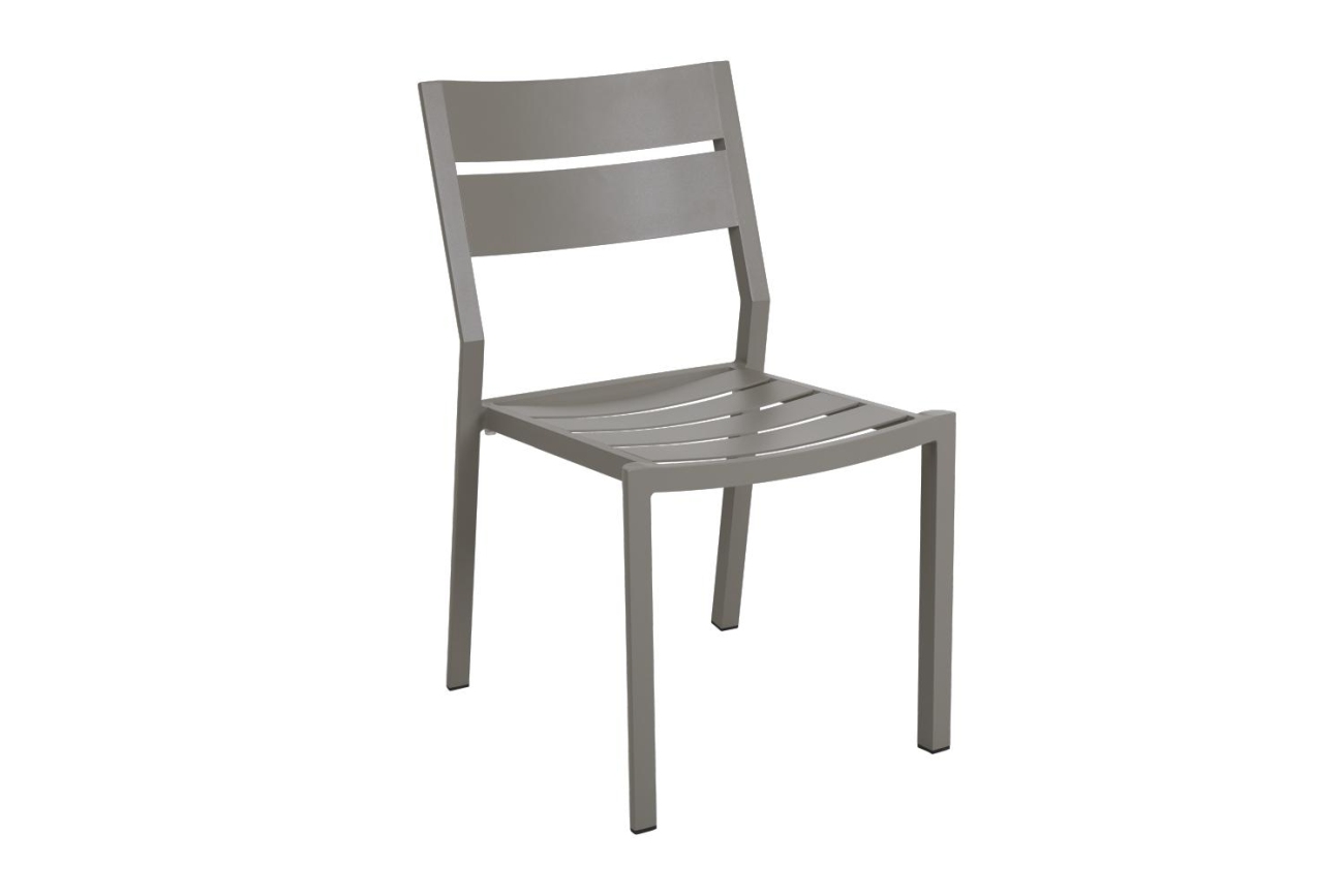 Gartenstuhl Delia aus Aluminium, Beige