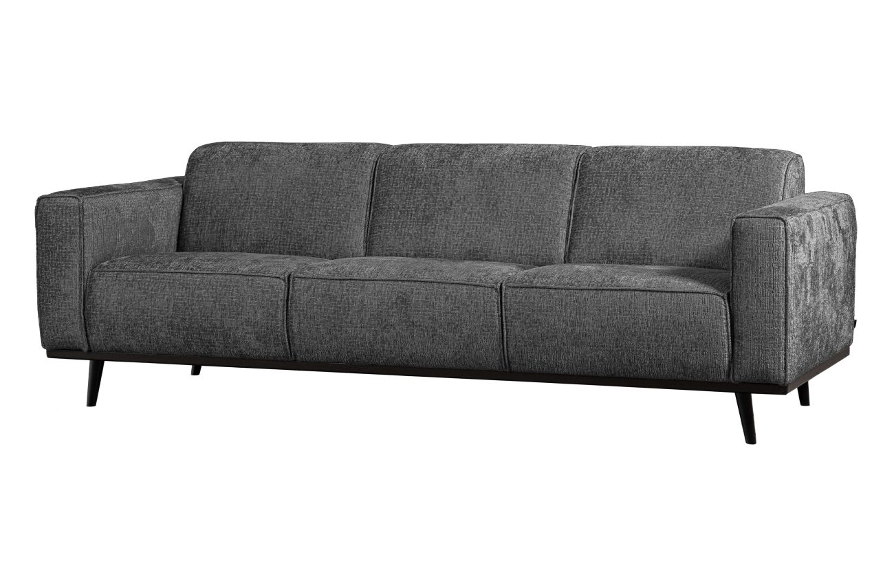 Sofa aus Struktursamt | 230 cm | Komfort & moderne Optik