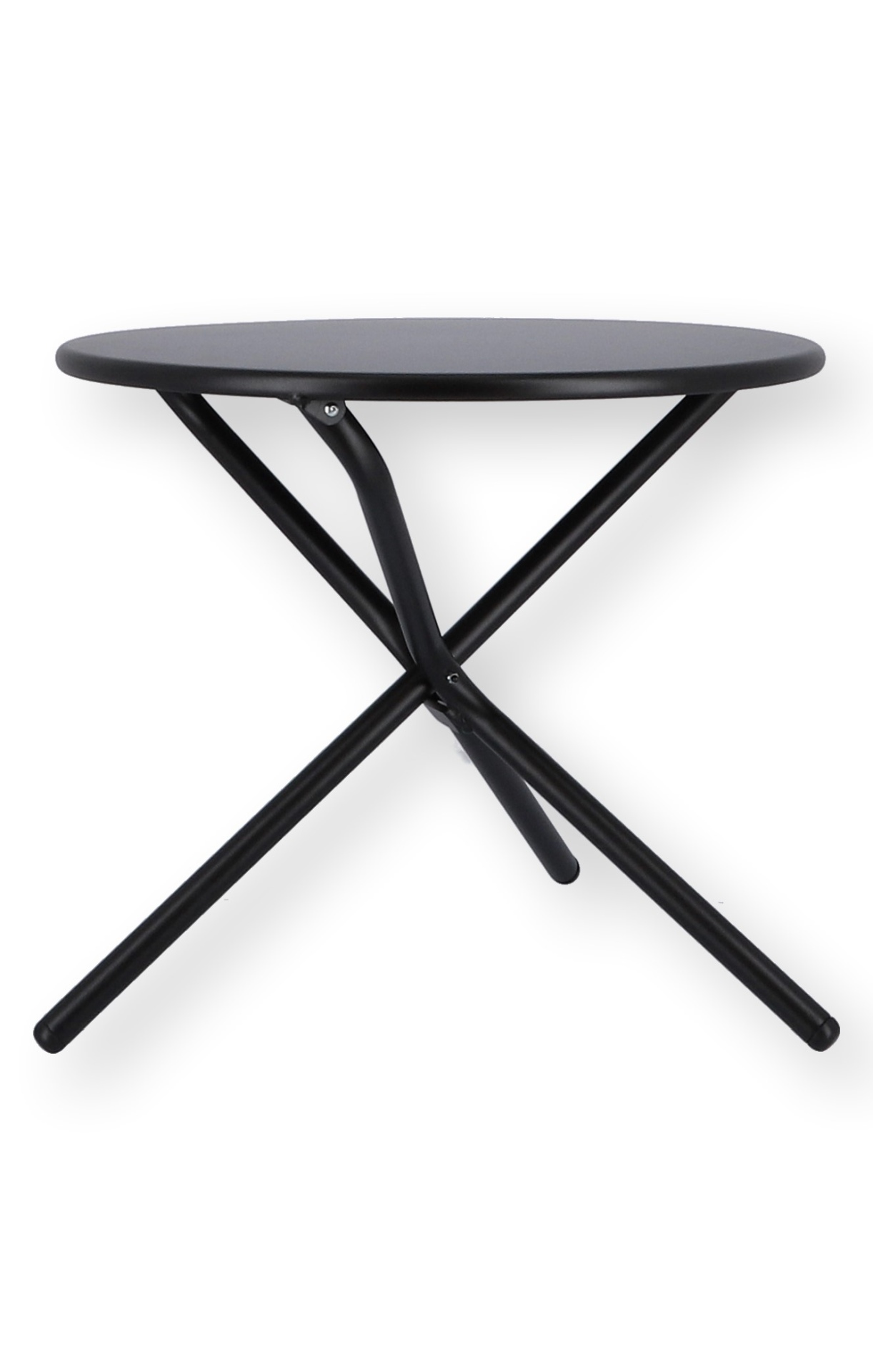 Beistelltisch Tris aus Aluminium, Schwarz Beistelltisch Tris aus Aluminium, Schwarz