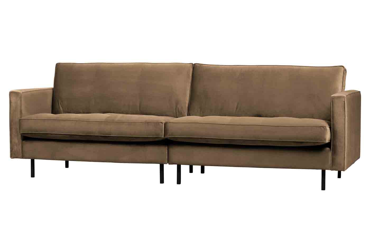 Sofa Rodeo Classic 3 Sitzer Samt, Taupe Sofa Rodeo Classic 3 Sitzer Samt, Taupe