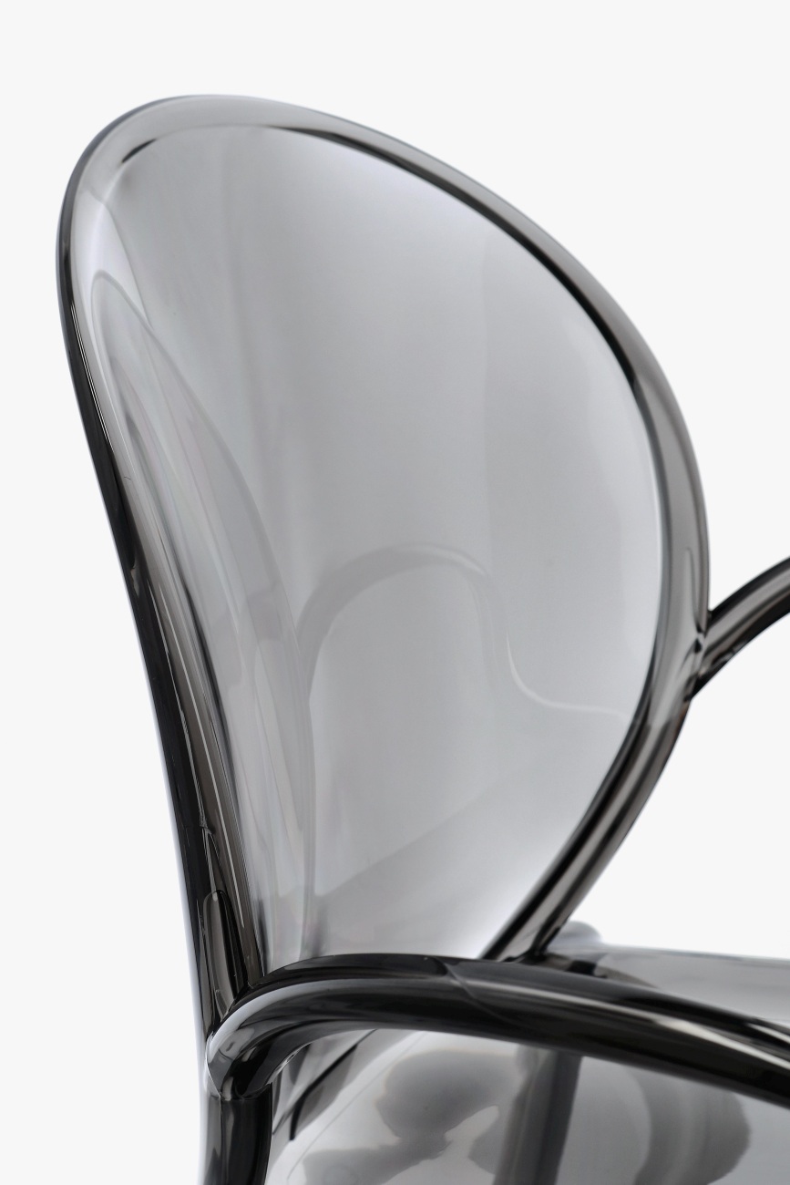 Gartenstuhl Camilla 4er-Set mit Armlehne, Grau