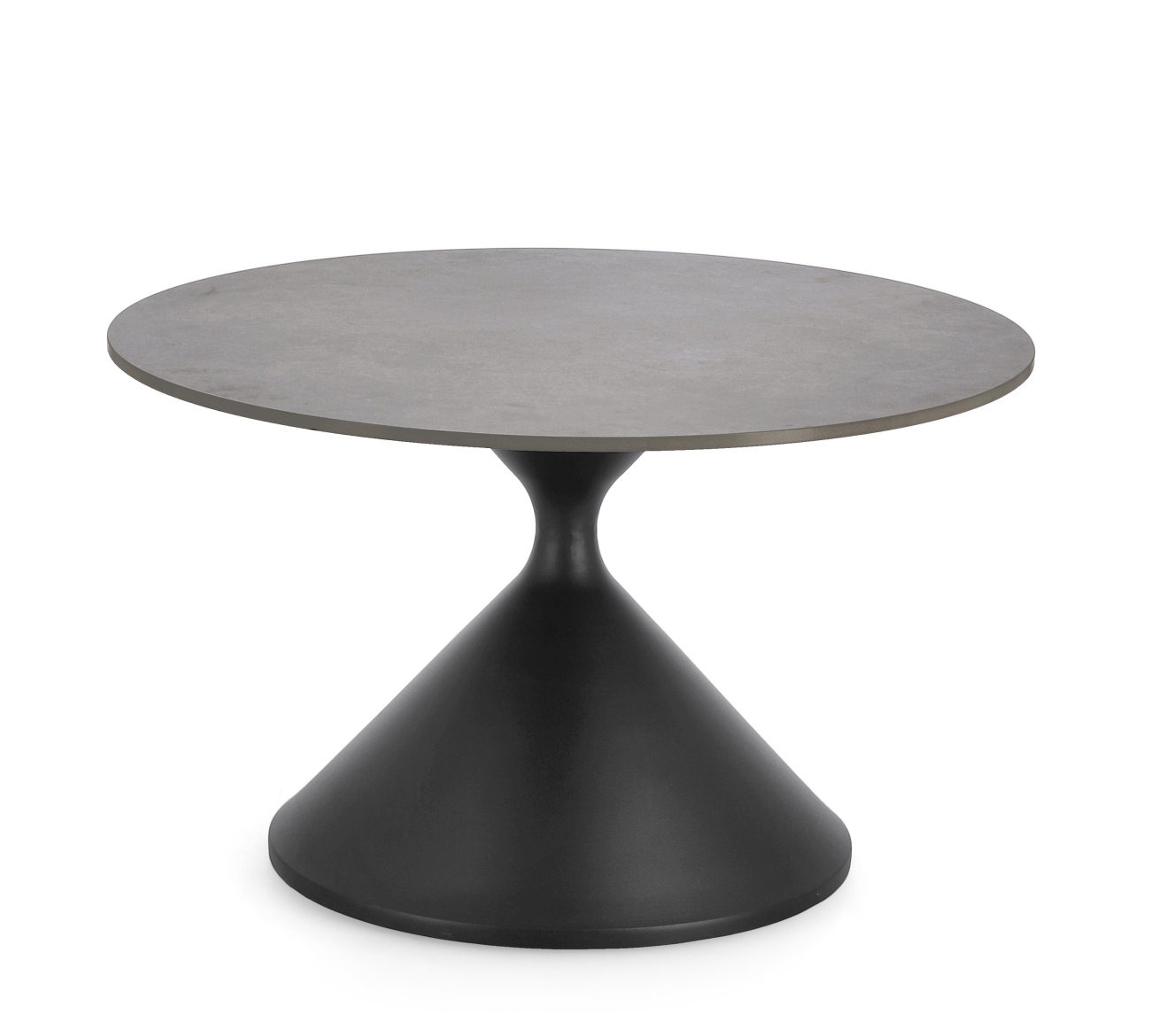 Couchtisch Joona in Marmor-Optik Ø 70 cm, Schwarz Couchtisch Joona in Marmor-Optik Ø 70 cm, Schwarz