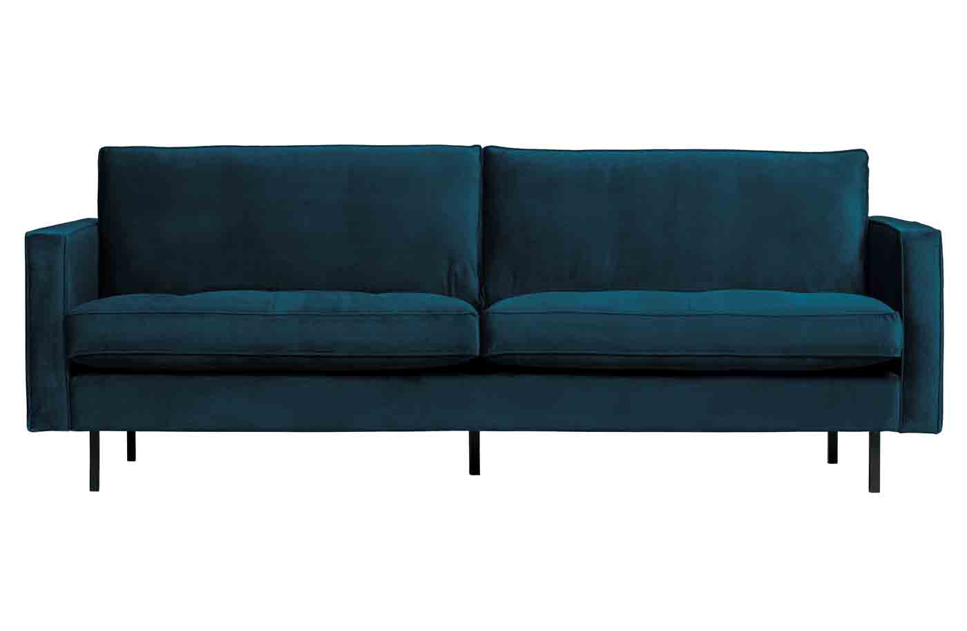 Sofa Rodeo Classic 2,5 Sitzer Samt, Blau Sofa Rodeo Classic 2,5 Sitzer Samt, Blau