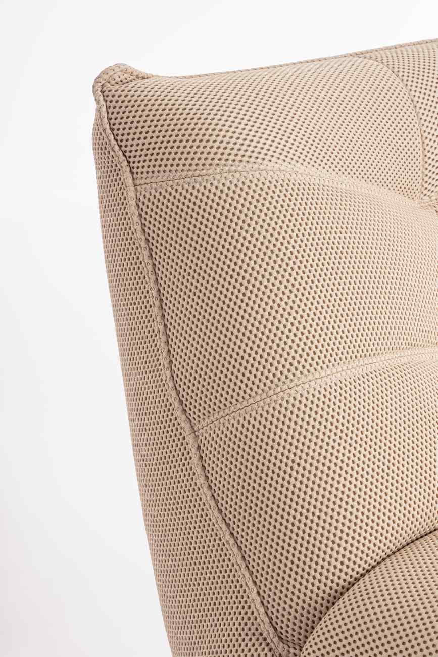 Sessel Gita mit Relax-Funktion, Beige