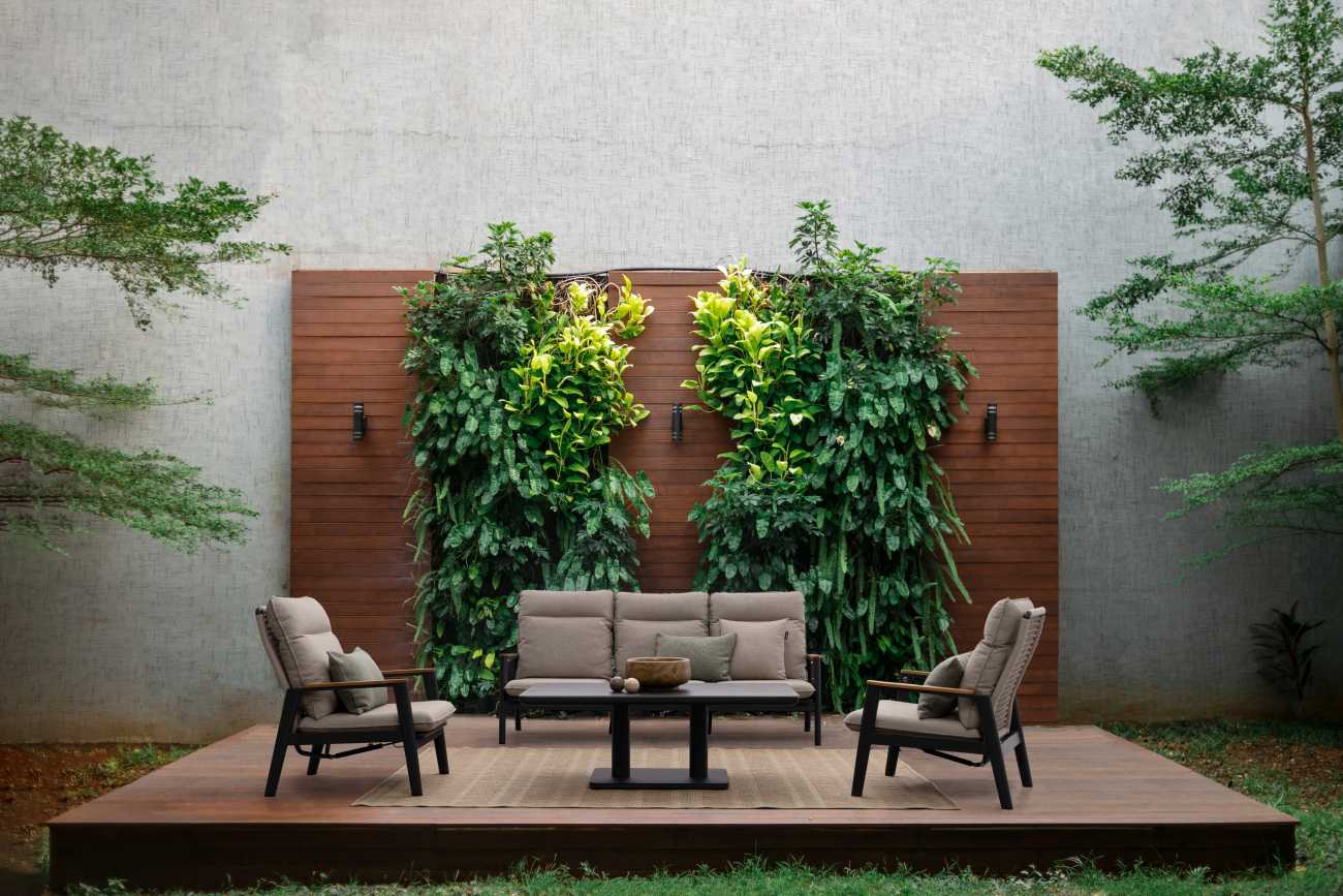 Gartencouchtisch Miguel 140x80 cm, Anthrazit