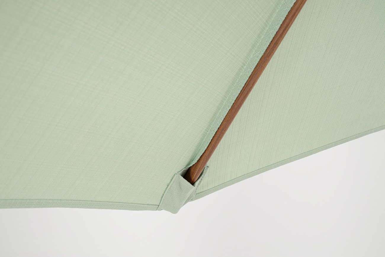 Sonnenschirm Palinuro aus Metall Ø 300 cm, Minz