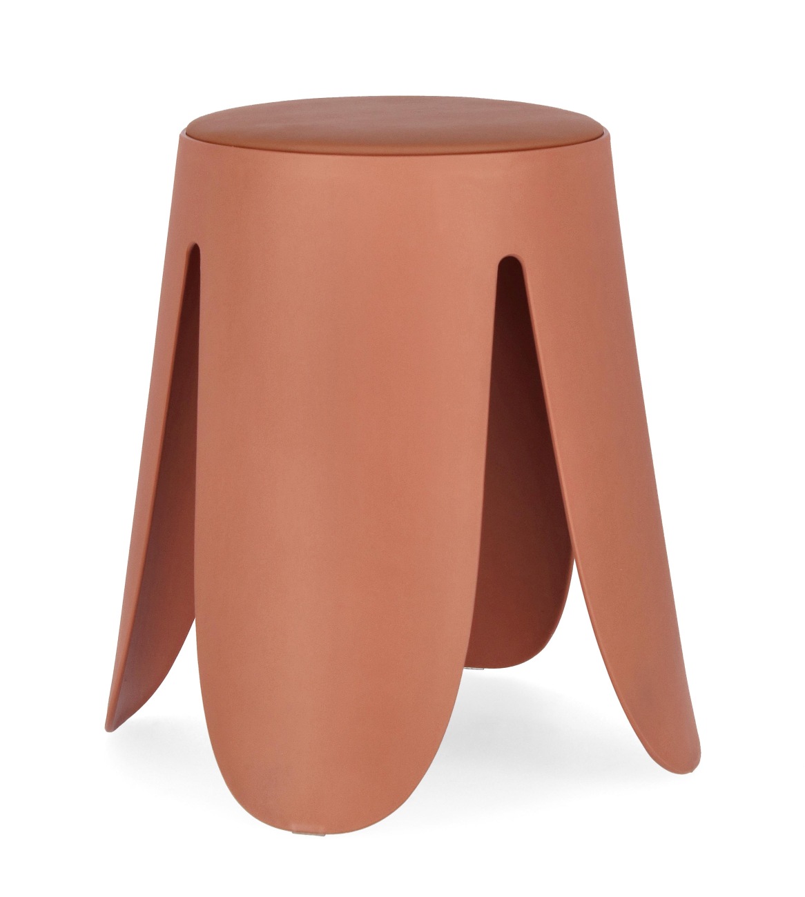 Hocker Imogen aus Kunstleder, Rot Hocker Imogen aus Kunstleder, Rot