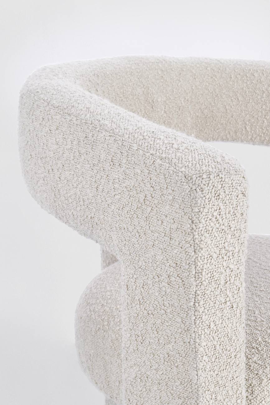 Esszimmerstuhl Arabella mit Armlehne, Eis