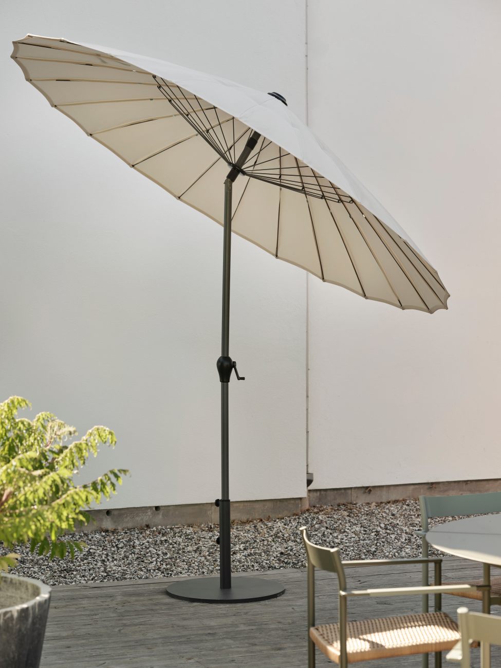 Sonnenschirm Shanghai, Beige