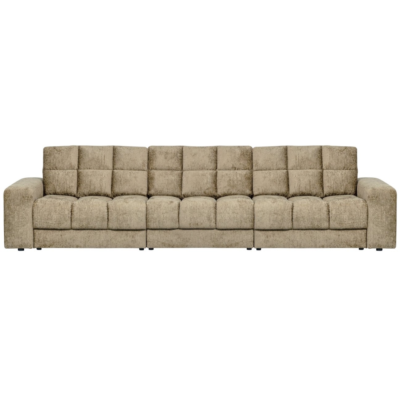 Sofa Date 3-Sitzer aus Struktursamt, Wheatfield Sofa Date 3-Sitzer aus Struktursamt, Wheatfield