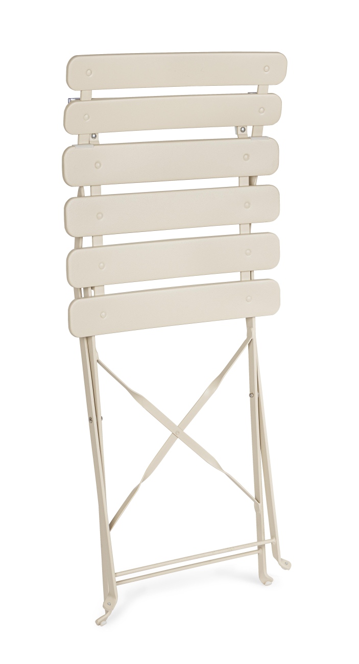 Gartenstuhl Yasmin aus Metall, Champagner