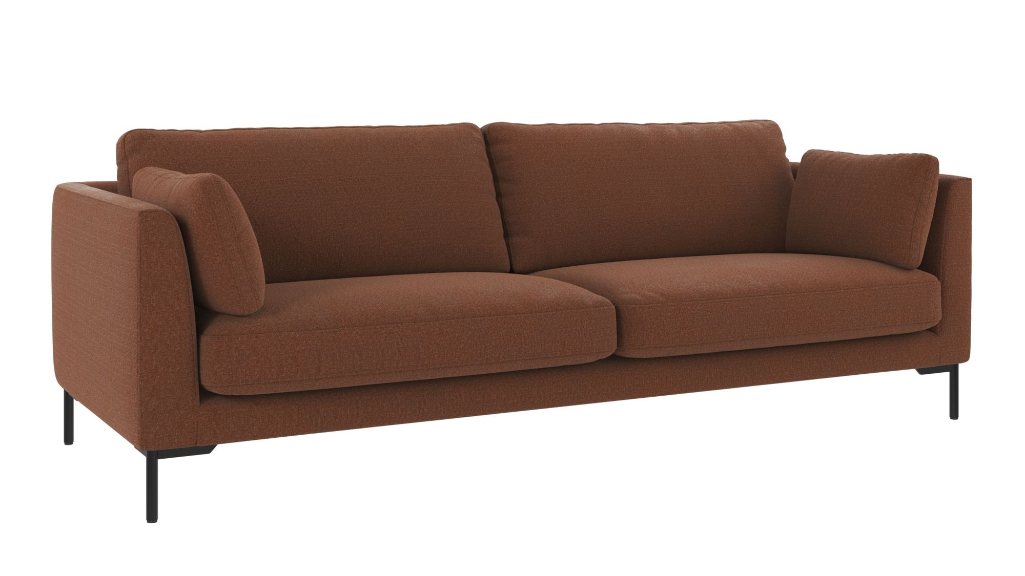 Sofa Corwin 3-Sitzer, Bezug Rita Rot