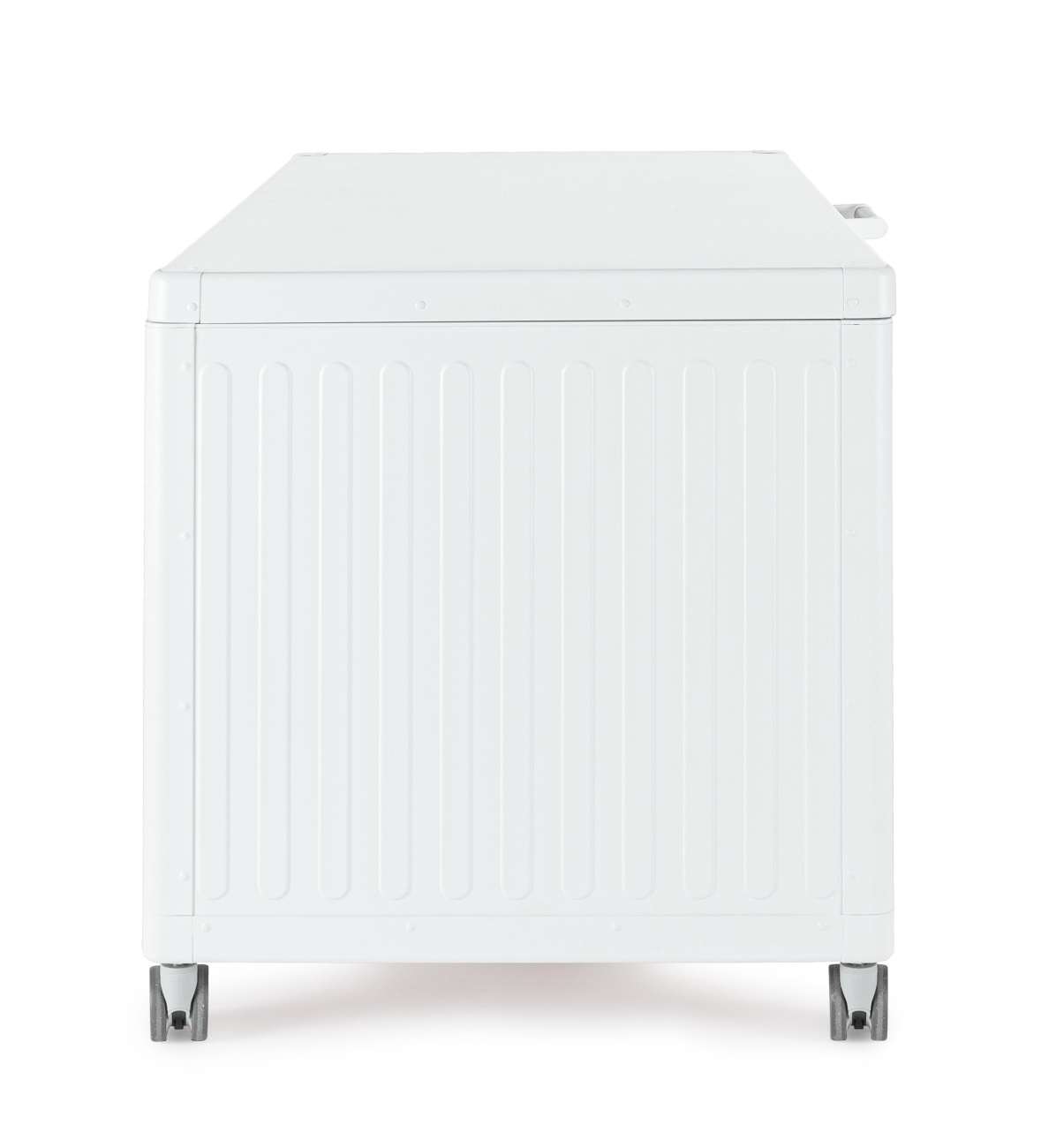 Gartentruhe Ocean aus Aluminium, Weiß