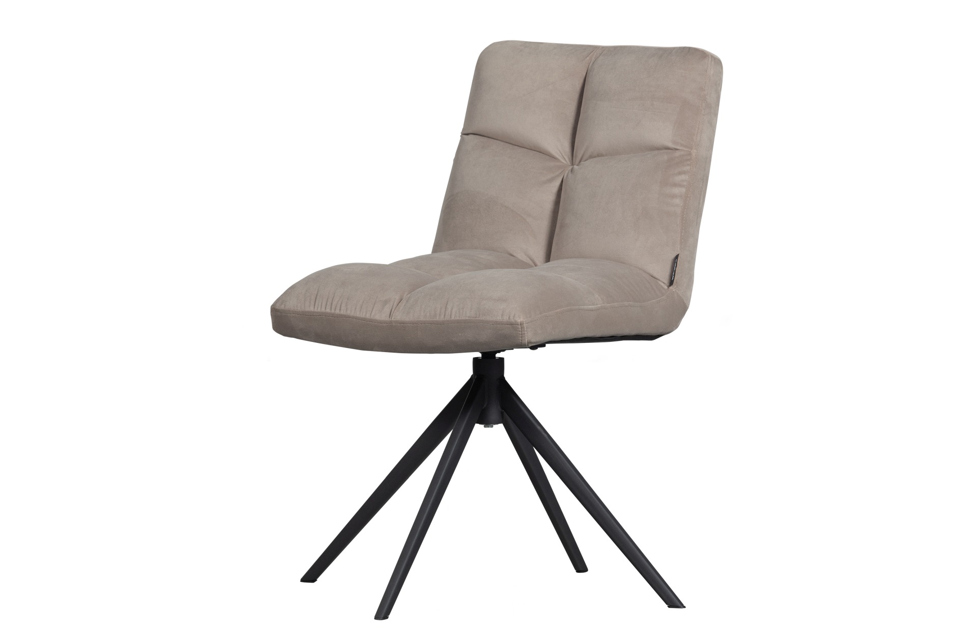 Esszimmerstuhl Vinny aus Samt, Sand Esszimmerstuhl Vinny aus Samt, Sand