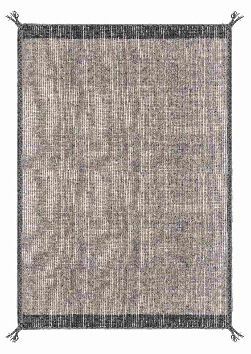 Teppich Chathu aus Baumwolle Grau, 160x230 cm Teppich Chathu aus Baumwolle Grau, 160x230 cm