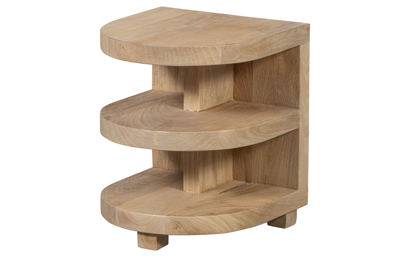 Beistelltisch Darren aus Mangoholz, Natur Beistelltisch Darren aus Mangoholz, Natur