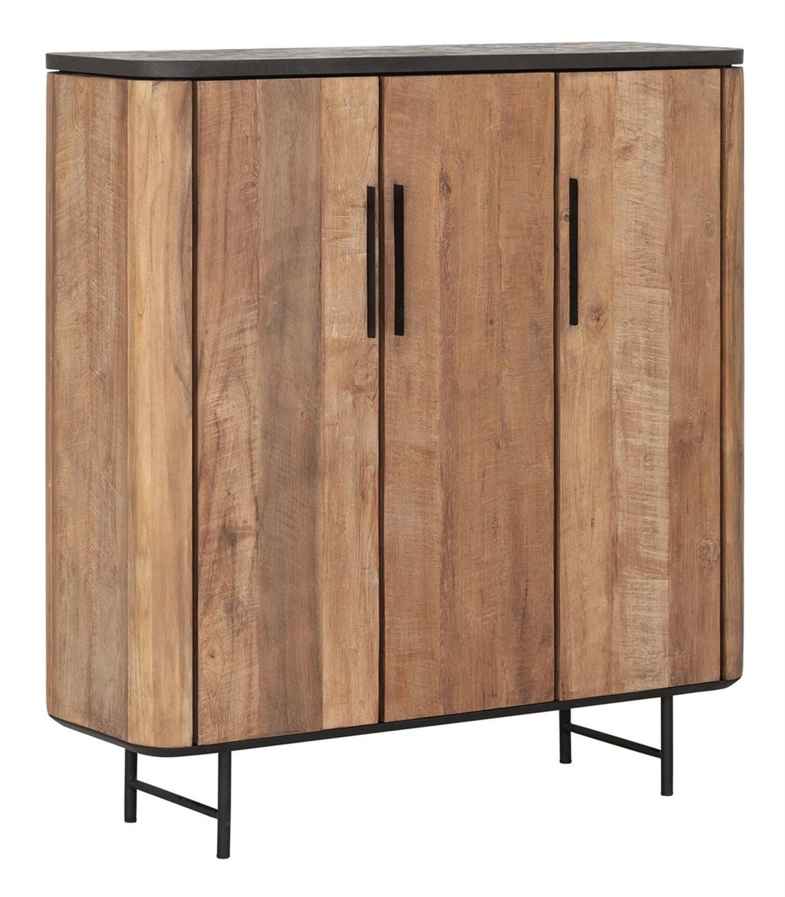 Highboard Soho aus recyceltem Teakholz, 120 cm Highboard Soho aus recyceltem Teakholz, 120 cm