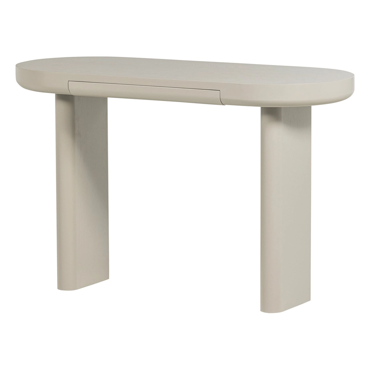 Schreibtisch / Schminktisch Mael - Echtholzfurnier Dust Hellgrau