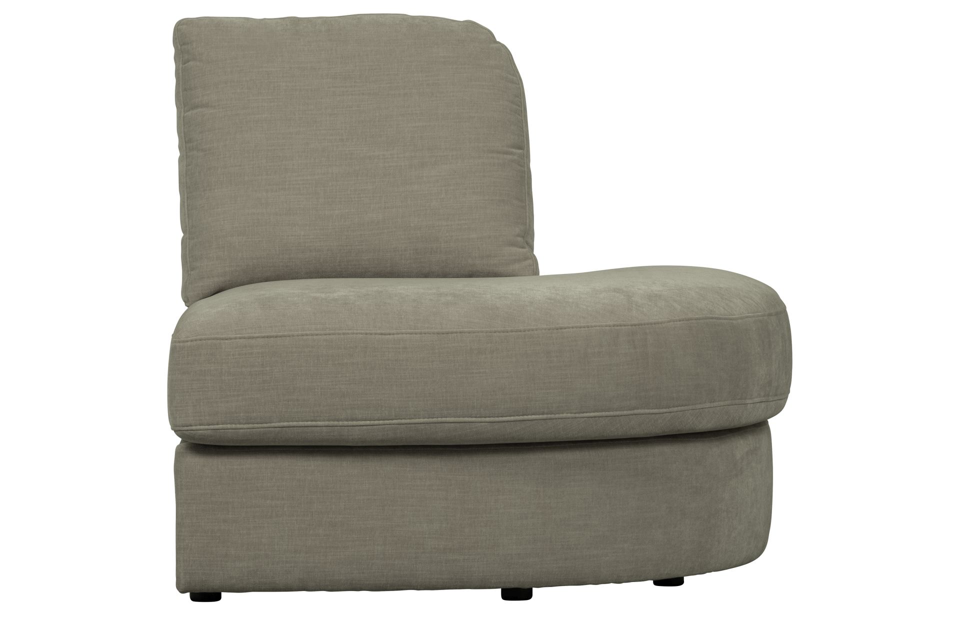 Modulsofa Family 1-Seat Eck-Element Rund Rechts, Grau Modulsofa Family 1-Seat Eck-Element Rund Rechts, Grau