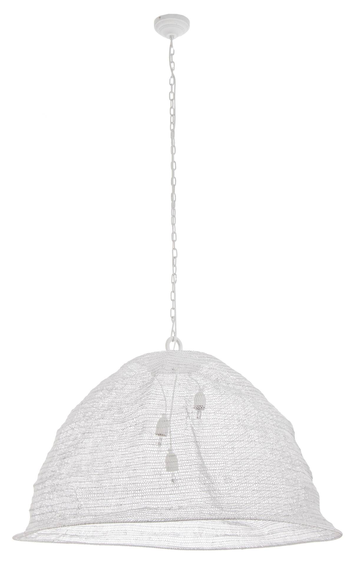 Hängeleuchte Amish aus Metall Weiß, 100 cm Hängeleuchte Amish aus Metall Weiß, 100 cm