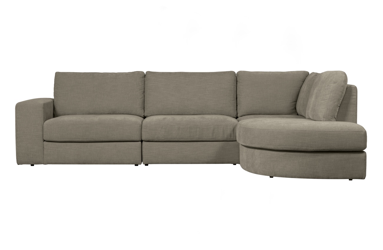 Ecksofa Family aus Webstoff Rechts, Grau Ecksofa Family aus Webstoff Rechts, Grau