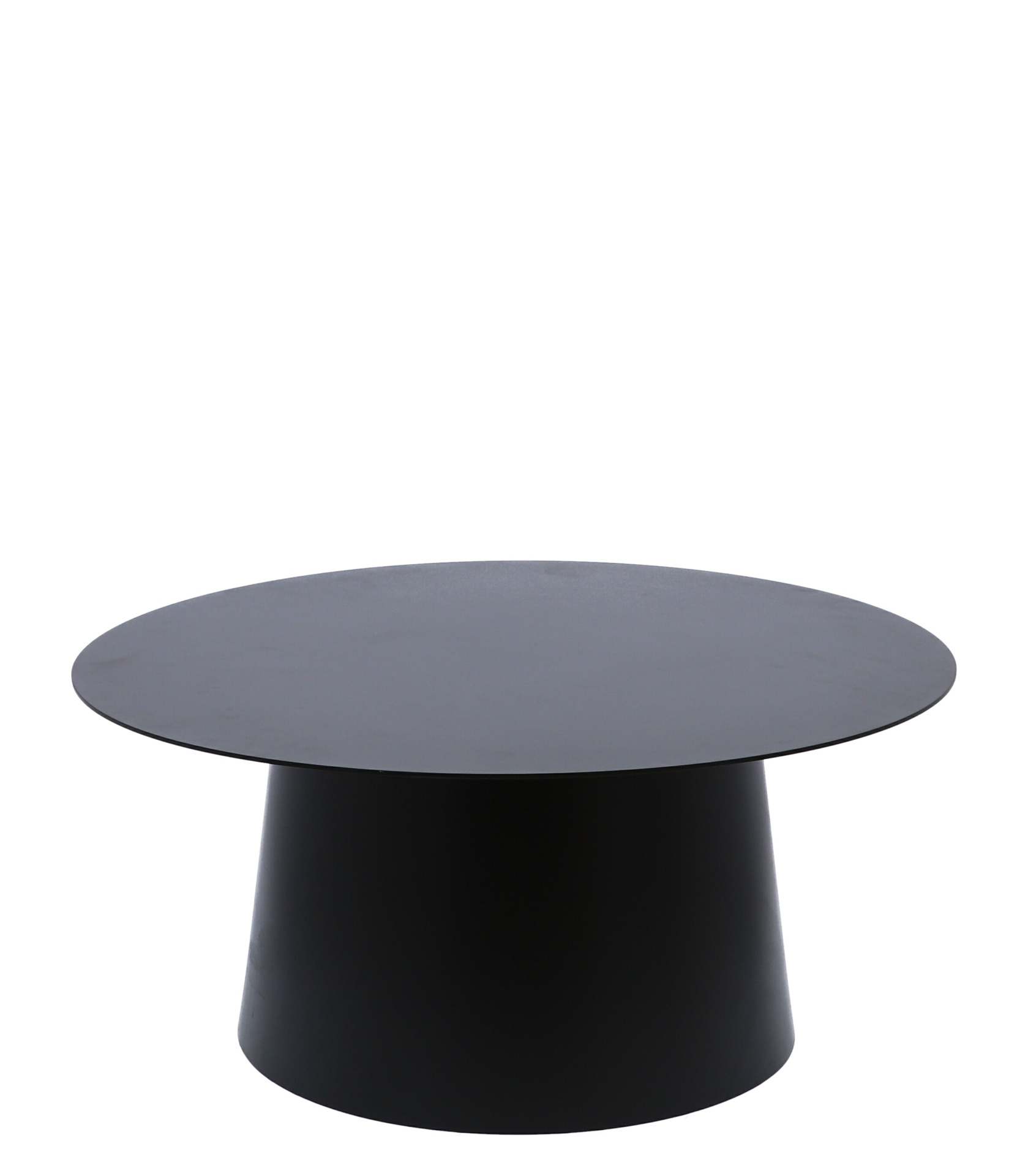 Beistelltisch Feel aus Aluminium, Schwarz, Ø 80 cm Beistelltisch Feel aus Aluminium, Schwarz, Ø 80 cm