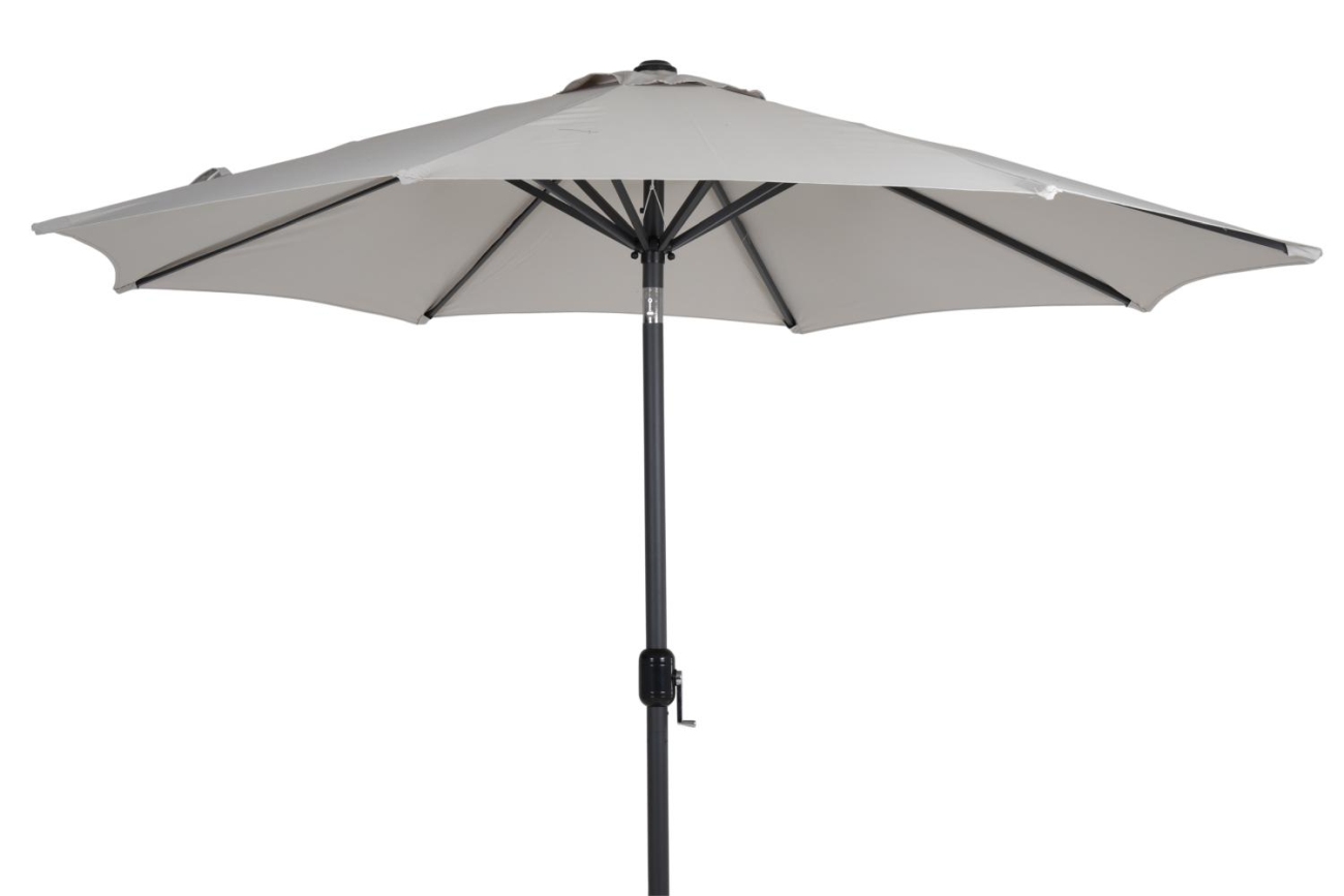 Sonnenschirm Cambre Ø 300 cm, Anthrazit/Kaki Sonnenschirm Cambre Ø 300 cm, Anthrazit/Beige