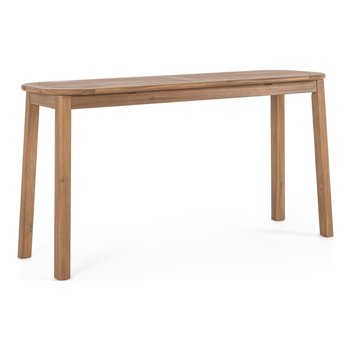 Konsole Danubio - Akazienholz, Teak-Effekt, 142 x 46 cm