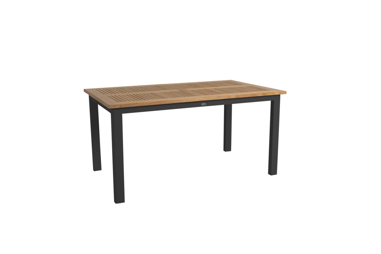 Gartenesstisch Lyon 152-210 cm, Schwarz Gartenesstisch Lyon 152-210 cm, Schwarz