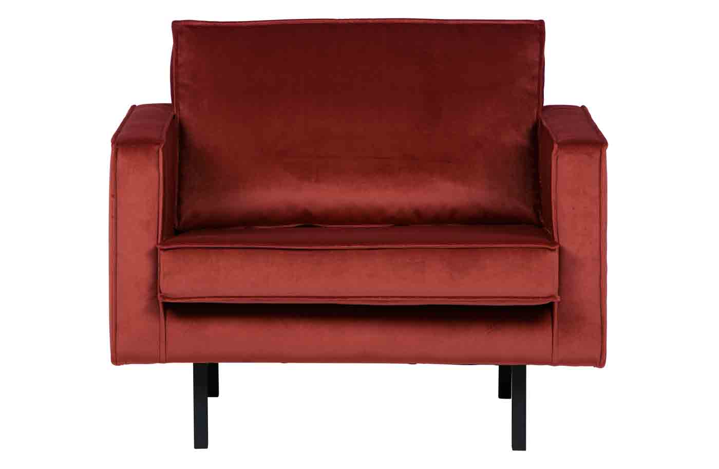 Sessel Rodeo Samt, Rot