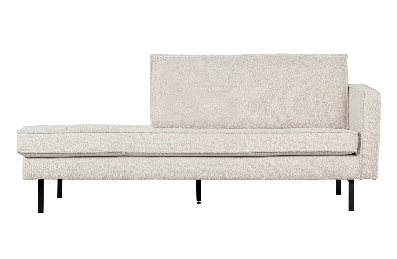 Daybed Rodeo aus Boucle-Stoff Rechts, Natur Daybed Rodeo aus Boucle-Stoff Rechts, Natur