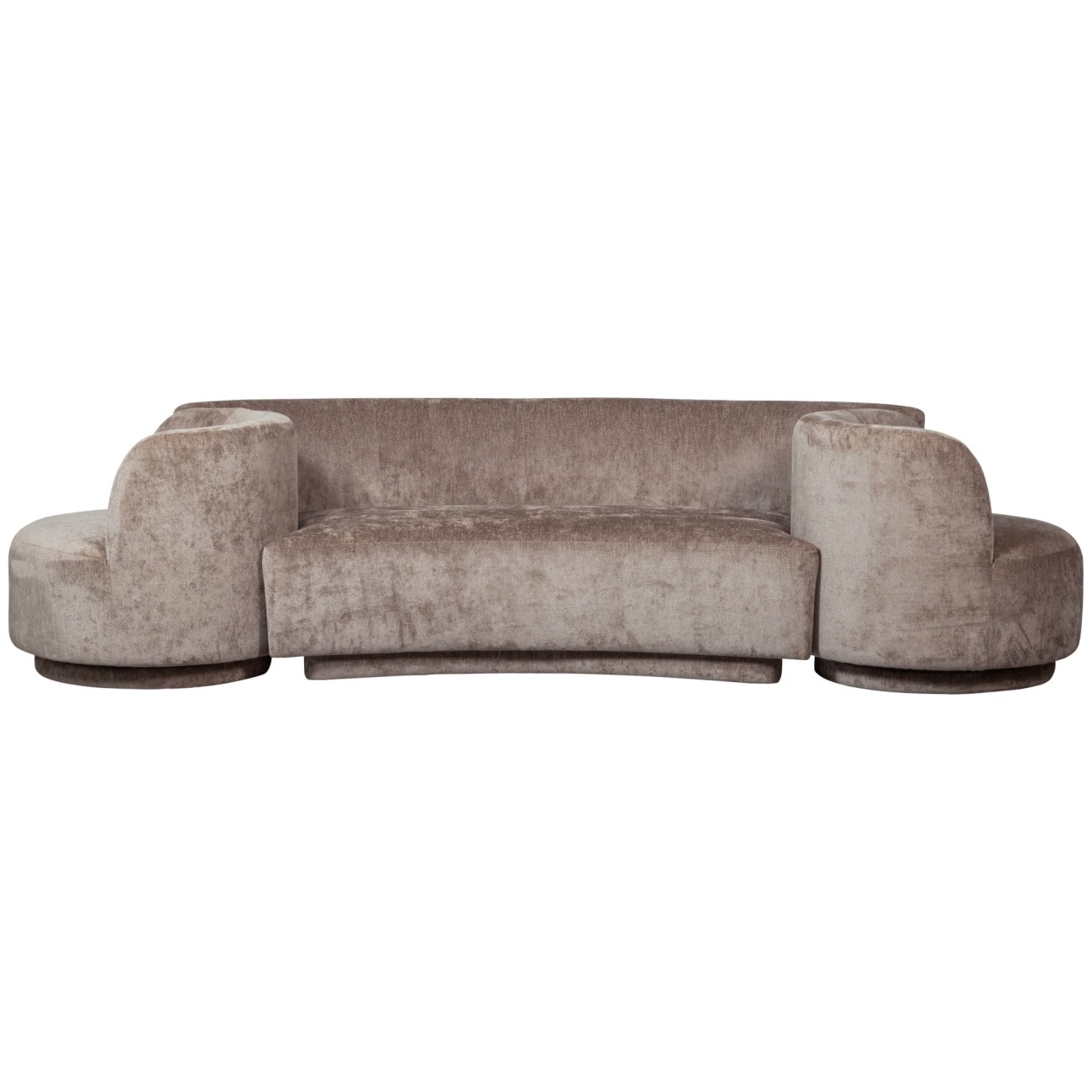 Sofa Combi-Popular: Bank+Sessel, Taupe Sofa Combi-Popular: Bank+Sessel, Taupe