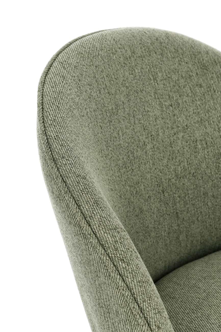 Esszimmerstuhl New Tanya 4er-Set aus Stoff, Salbeigrün