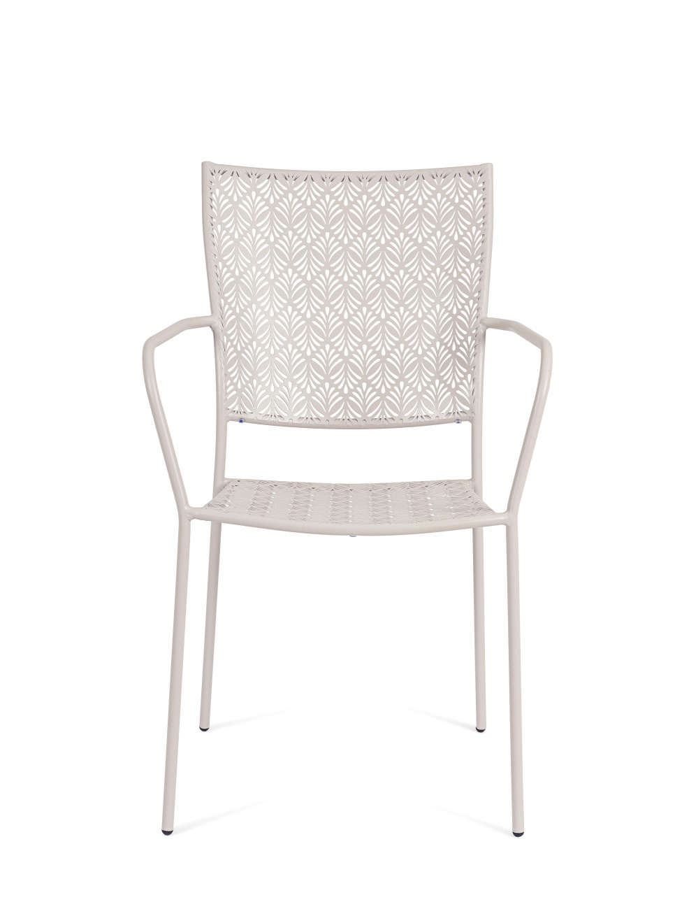 Gartenstuhl Lizette aus Metall, Griz