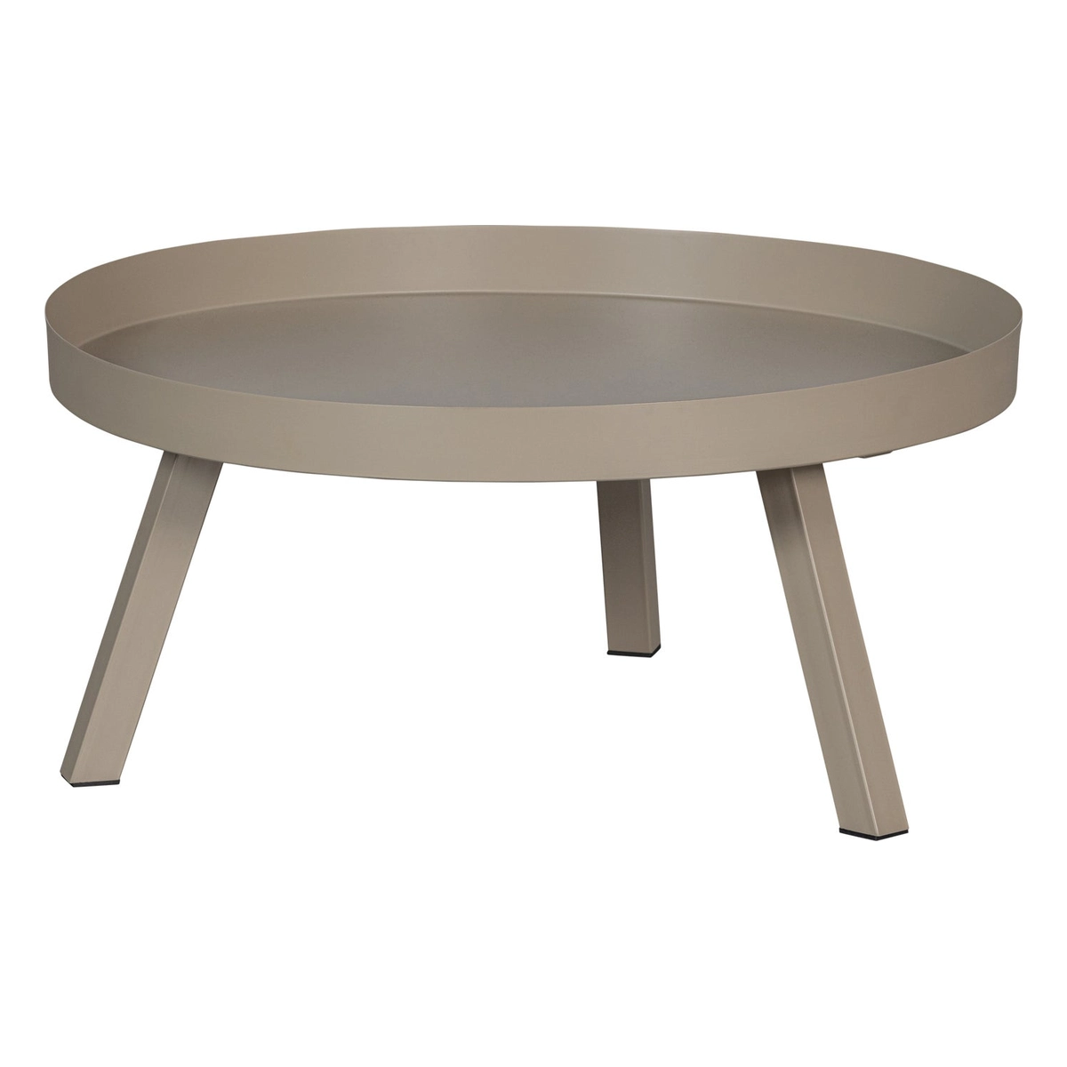 Gartenbeistelltisch Sunny - Metall Mist, Ø 68 cm